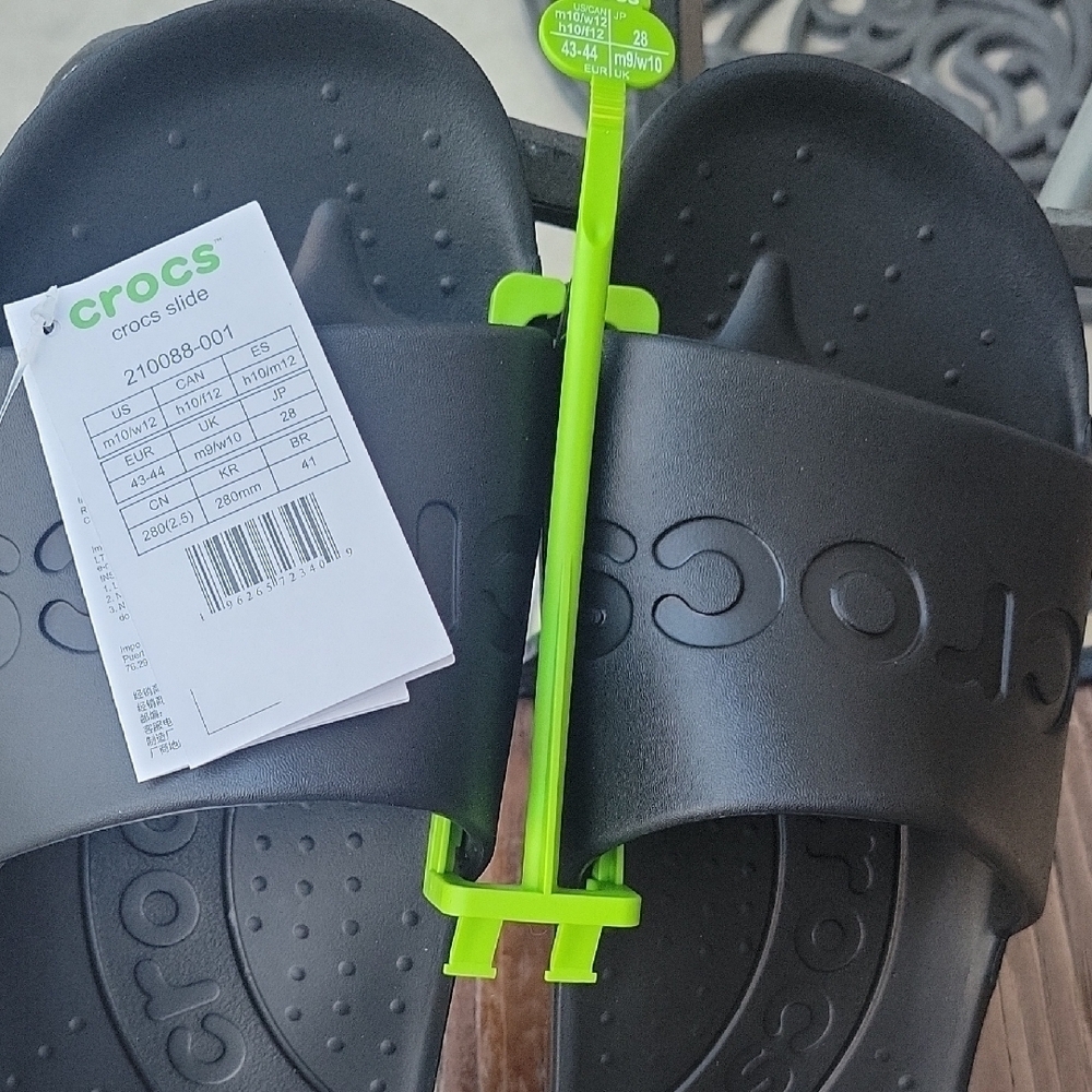 CROCS Unisex Slide Sandals Size 10 - Picture 7 of 7